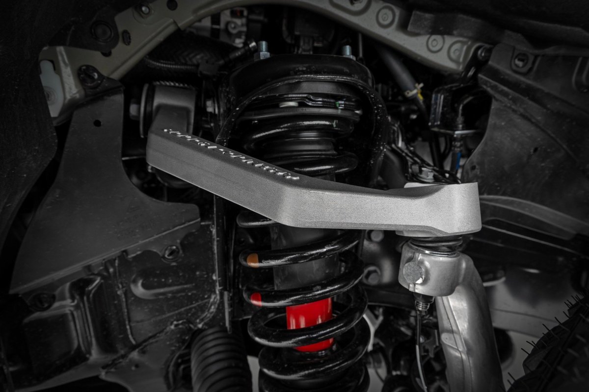 Toyota 4Runner Suspension Lift Kit - Front + Rear - Rough Country - 3.5-Inch Lift, M1R, with Upper Control Arms and Rear Track Bar Bracket - 2025+